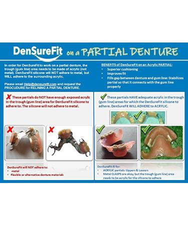 DenSureFit Lower Denture Reline Kit, Unflavored Indonesia