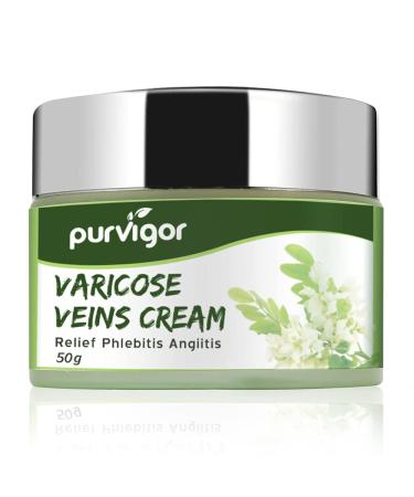 Purvigor Varicose Vein Cream- Eliminate and Relief The Appearance of Spider Veins & Phlebitis Angiitis for Leg, Body and Arms