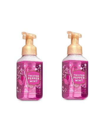 Bath & Body Works Gentle Foaming Hand Soap Twisted Peppermint (2-Pack) Peppermint 8.75 Fl Oz (Pack of 2)