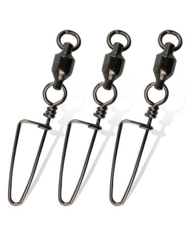 Barrel Swivel Snap Kit - 50pcs Barrel Swivels with Safety Snaps High  Strength Fishing Quick Connect Snap Swivels with Solid Ring Fishing Tackle