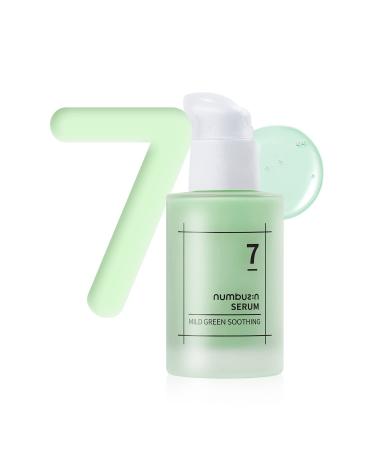 numbuzin No.7 Mild Green Soothing Serum | Acne-prone Skin  Sensitive Redness  Centella Asiatica  Green Tea  Lightweight Gel  Noni | Korean Skin Care for Face  1.69 fl oz
