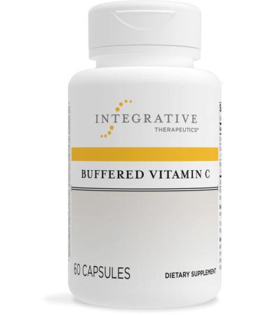 Integrative Therapeutics Buffered Vitamin C 1,000 mg - Antioxidant Support Supplement* - Immune Support Supplement with Magnesium and Calcium* - Gluten Free - 60 Vegan Capsules Standard Packaging