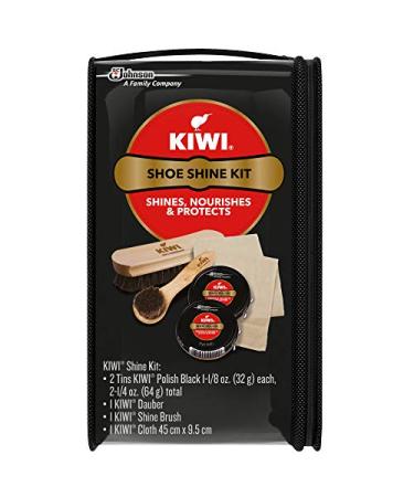 KIWI Black Shoe Polish-Shoe Dye Leather Restorer Boots Jacket Couch Jacket  4 pk