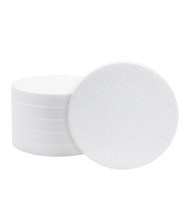 White Craft Foam Discs