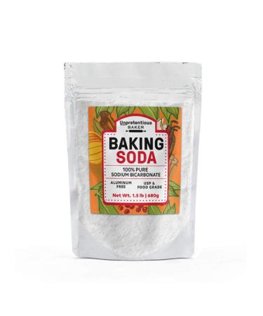 Baking Soda Bulk 2lbs, Food Grade baking soda for baking, cleaning,  deodorizing and household usage, Baking soda for pool cleansing, Gluten  Free, No