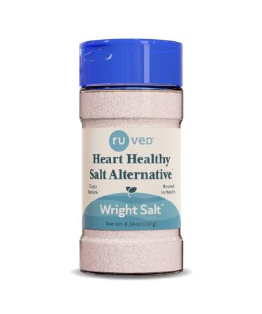 ruved Wright Salt, Flavorful Alternative Salt, Heart-Healthy Blend with Himalayan Pink Salt, Electrolyte Rich Multimineral Blend, 8.4 Ounces