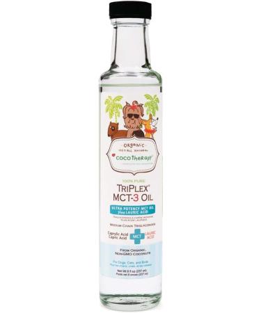 Coco Therapy Triplex MCT 3 Oil Non-GMO  100% Pure and Natural - 8 oz.