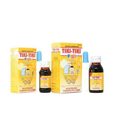 2 Bottles of Tiki-Tiki Plus Drops 30ml