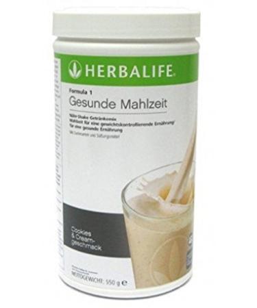 Herbalife F1 Cookies and Cream Shake Mix 26.4 ounces Cookies and Cream 1.65  Pound (Pack of