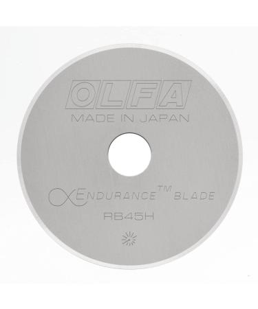  OLFA 9463 RB18-2 18mm Rotary Blades, 2-Pack, Silver : Arts,  Crafts & Sewing