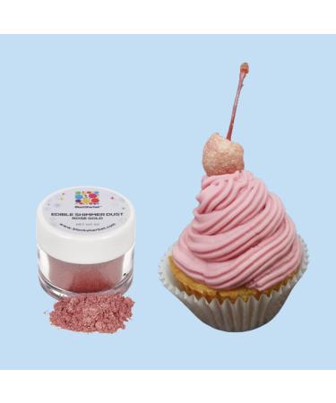 Cake Edible Glitter - Certified and Food Grade Glitter - Bright and  Pearlescent Edible Glitter Dust - Edible Glitter for Strawberries,  Cupcakes, Cake Pops, Drinks and Desserts (White Pearl) 