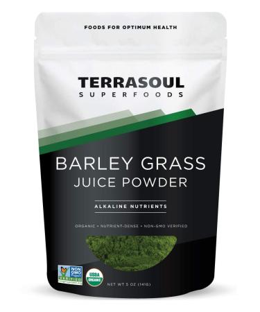 Terrasoul Superfoods Barley Grass Juice Powder (Organic) 5 ounce