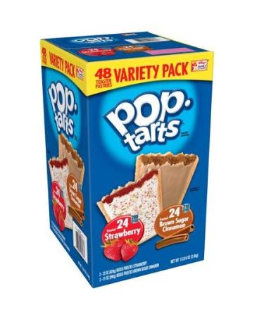 Pop-Tarts Eggo Toaster Pastries, Breakfast Foods, Kids Snacks, Frosted  Maple Flavor, 13.5oz Box (8 Pop-Tarts)