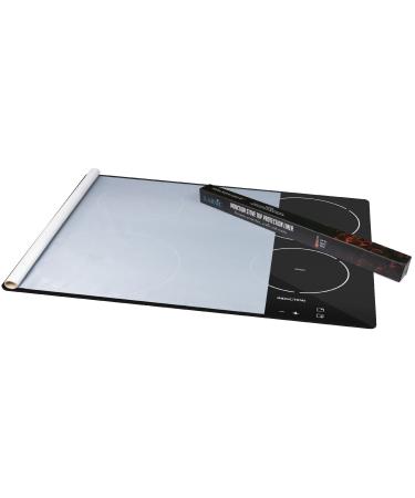 Large Induction Mat Stove Protector Liner Under Induction Pans While  Cooking, No More Scratches, Dirt, Cleaning Wasted Time, Heat Resistant  260C, Fast Clean, Easy Cut Fit Induction Roll Size (63x21)