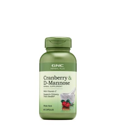 GNC Herbal Plus Cranberry D-Mannose, 60 capsules