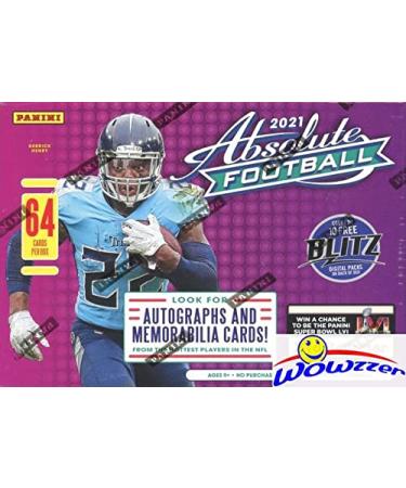 2021 Leaf Draft Football Factory Sealed Retail Box with TWO(2) AUTOGRAPHS &  (50) ROOKIE Cards! Look for RC & AUTOS of Trevor Lawrence, Justin Fields