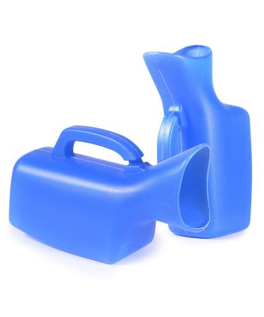  Portable Urinals for Men ONEDONE Men's Urinal Bottle Spill  Proof Male Pee Bottle Urine Bottles 68 OZ for Hospital Home Camping Car  Travel 45 Long Hose with Lid (Blue) : Health