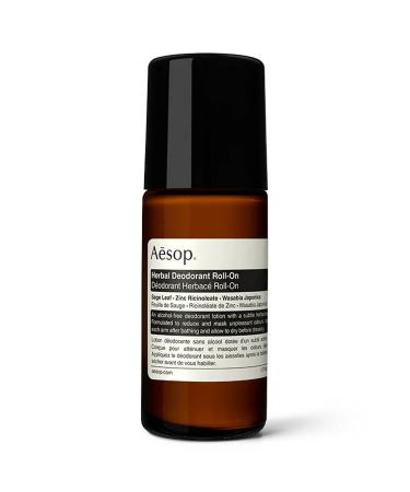 Aesop Herbal Deodorant Roll On | 50mL | Paraben  Cruelty-free & Vegan