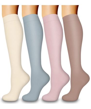 Laite Hebe 3 Pack Medical Compression Sock-Compression Sock for Women and  Men-Best for Running,Nursing,Sports
