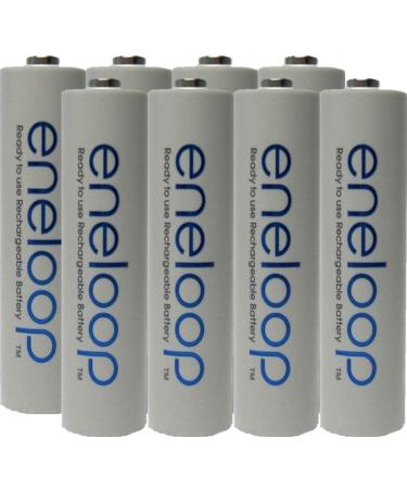 Eneloop 70-ZP2A-6D26 AAA 4th generation NiMH Pre-Charged Rechargeable 2100 Cycles Battery with Holder 8 Count(Pack of 1)