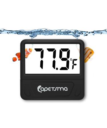capetsma Reptile Thermometer, Digital Thermometer Hygrometer for Reptile  Terrarium, Temperature and Humidity Monitor in Acrylic and Glass  Terrarium,Accurate - Easy to Read - No Messy Wires (1 Pack)