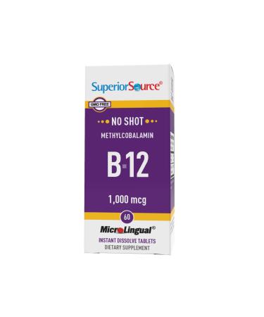Superior Source Methylcobalamin B-12 1000 mcg 60 Tablets