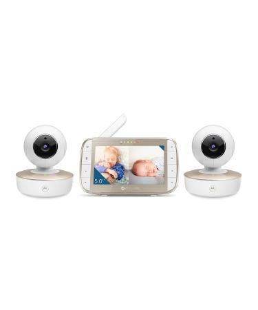 Motorola Baby Monitor - VM50G Video Baby Monitor with 2 Cameras, 1000ft Range 2.4 GHz Wireless 5