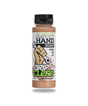 Grip Clean  Hand Cleaner for Auto Mechanics - Heavy Duty Pumice Soap  Dirt-Infused Hand Soap