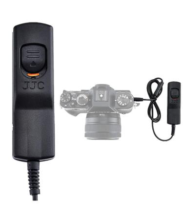 JJC Cable Wired Shutter Release Remote Control for Fujifilm X-H2 X-H2S XT5 XT4 XT3 XT2 XT1 X-T30 II XT30 XT20 XT10 XT100 XPro3 XPro2 XE3 XA10 X100V X100F GFX100S GFX100 GFX50S II GFX50R Replace RR-100