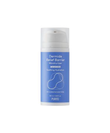 PURITO Dermide Relief Barrier Moisturizer 100ml / 3.38 fl. oz. vegan and cruelty free  relieving moisturizer  soothing  calming  safe ingredients  protective barrier