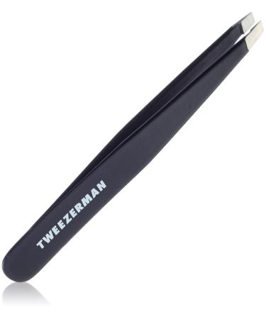 Tweezerman Stainless Steel Slanted Point Tweezer - Eyebrow Precision  Tweezers, Facial And Ingrown Hair Removal (Classic Stainless)