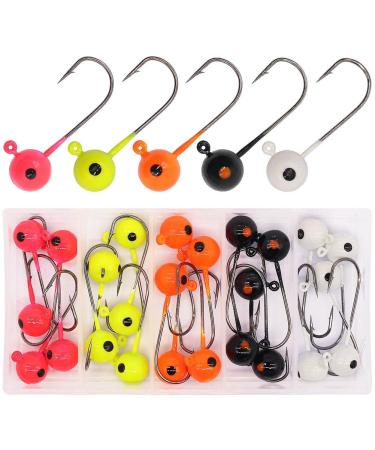 XFISHMAN Octopus-Hook-Fishing-Beak-Circle-Hooks-Freshwater-Red-Black-100-50 Pack (1-Red, 50 50-Pack)