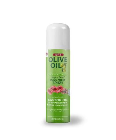 ORS Olive Oil Fix-It Wig Detangler Spray  Wigs and Weaves Detangler with Castor Oil for Strengthening and Moisturization (6.2 oz)