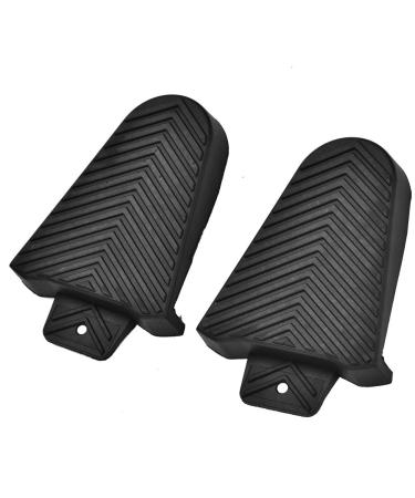 Alomejor Bike Cleat Cover 1 Pair Cycling Shoes Cleat Covers Bicycle Pedal Cleat Protective Cover for Cleats