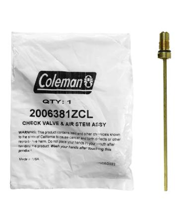 Coleman Check Valve & Air Stem Assembly Item #: 200-6381 Part for Lantern or Stove