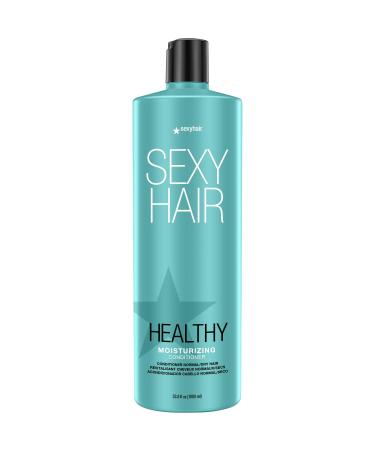 SexyHair Healthy Moisturizing Shampoo/Conditioner | Moisture  Slip  Detangling  and Shine | SLS and SLES Sulfate Free Moisturizing Conditioner | 33.8 fl oz