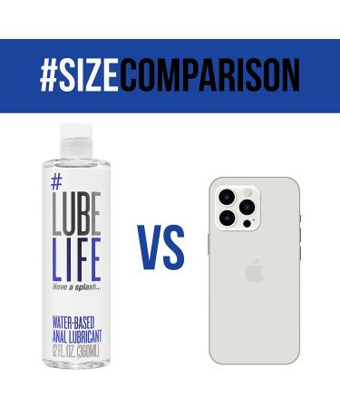 Lube Life Water-Based Toy Lubricant, Toy-Safe Lube for Men, Women and Couples, Non-Staining, 8 fl oz