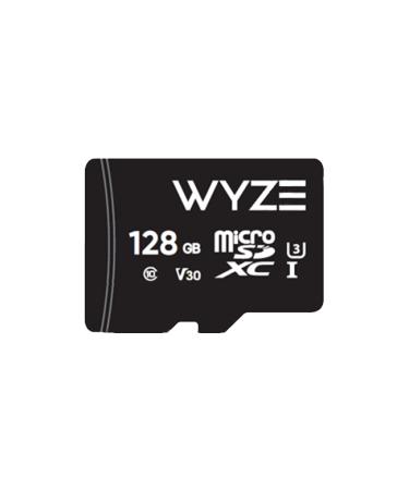 Wyze Expandable Storage 128GB MicroSDXC Card Class 10, Black 128GB SD Card