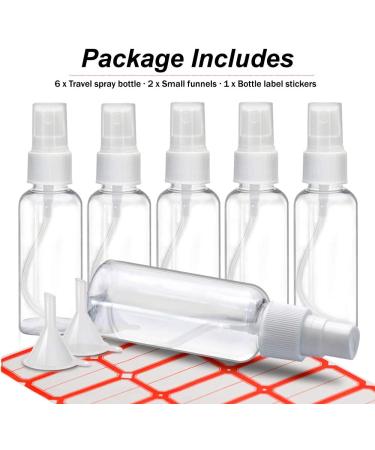 Small Spray Bottles for Alcohol, Plastic Electric Fine Mist