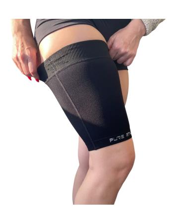  Thigh Compression Sleeves (Pair), Unisex, Hamstring