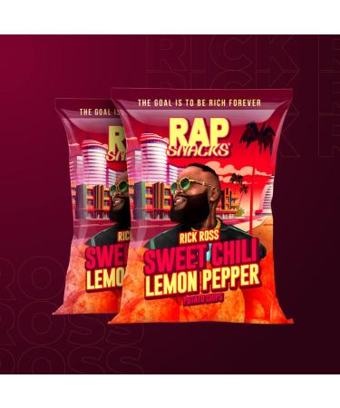 Rap Snacks Lil Baby Bar-B-Quin' With My Honey Heat 2.5 Ounce Chips, Pack of  6