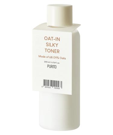 PURITO Oat-in Silky Toner 200ml / 6.76 fl. oz. Vegan Ingredients  Cruelty-Free  Facial Toner