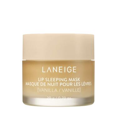 LANEIGE Lip Sleeping Mask: Nourish & Hydrate with Vitamin C, Antioxidants, 0.7 oz. Vanilla