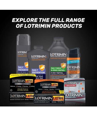 Lotrimin Daily Sweat and Odor Control Medicated Foot Powder, 6.25 oz