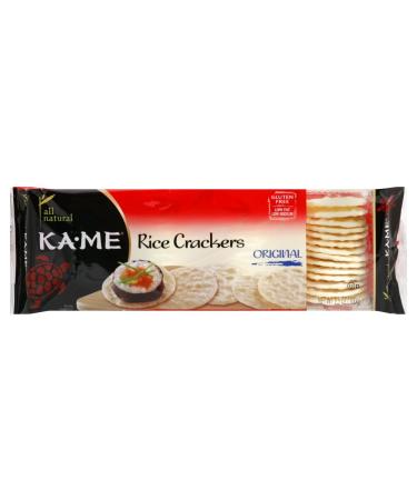 Kame Plain Rice Crunch Cracker,3.5 Ounce (Pack of 12)