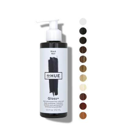 dpHUE Gloss+ - Black  6.5 oz - Color-Boosting Semi-Permanent Hair Dye & Deep Conditioner - Enhance & Deepen Natural or Color-Treated Hair - Gluten-Free  Vegan