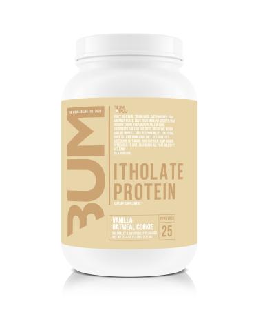 RAW CBUM Itholate Whey Protein Powder | Naturally Flavored Protein Whey Isolate, Post Workout Powder Supplement | Formulated & Flavored by Chris Bumstead | Vanilla Oatmeal Cookie | 25 Servings