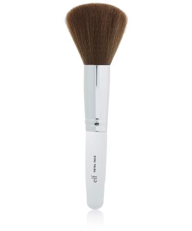 e.l.f. Cosmetics Total Face Makeup Brush for Complete Coverage and a Flawless Finish 1 Count (Pack of 1)