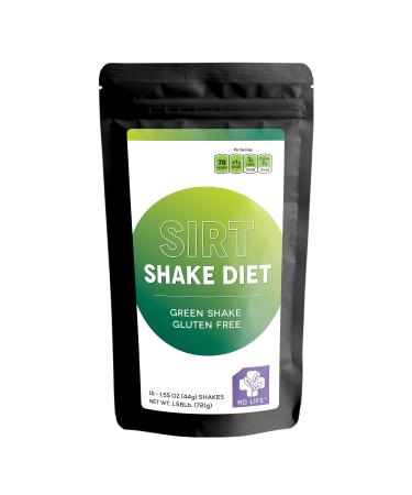 MD.Life Sirt Food Diet Shake Super Food Green Meal Replacement Shake for Sirt Diet - Vegan Super Green Powder Sirt Food Shake - 16 Servings Refill