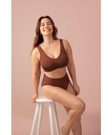 SHAPERMINT Compression Wirefree High Support Bra for Women